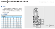 A48Y带扳手弹簧全启式安全阀
