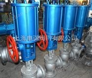 U644H气动角式柱塞阀